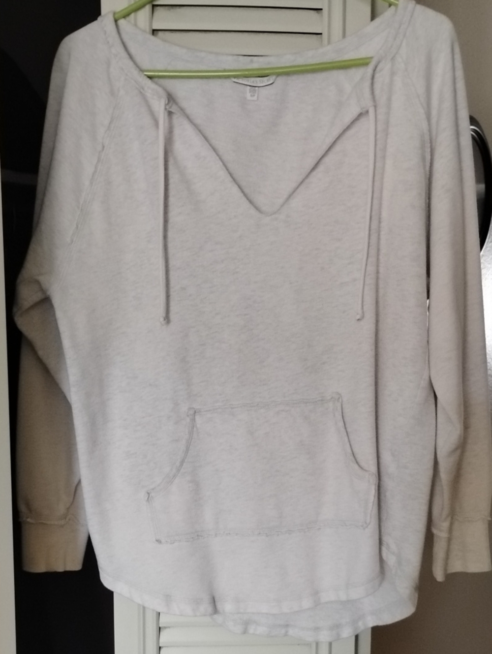 Light Gray Women's Pullover Hoodie Sweater